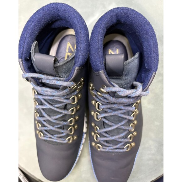 Cole Haan Zero Grand  $160 Men's Hiker Boots Size 9 Leather Blue C31399 - Picture 10 of 12
